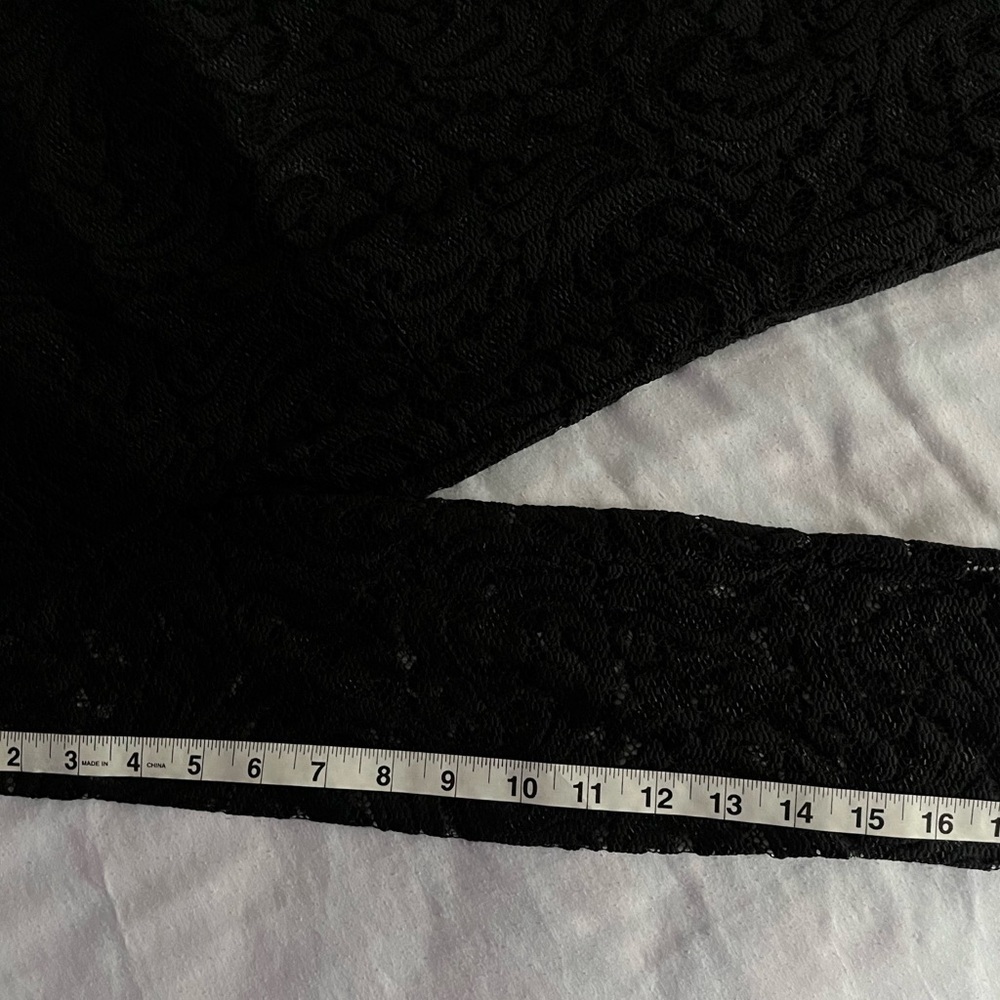 Garnet Hill Black Lace 3/4 Sleeve Classic Sheath Dress Women’s Size 6 EUC - Picture 13 of 16